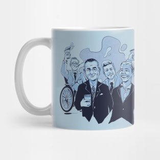 Funny Democratic Party // Democrat Presidents Roosevelt Johnson Kennedy Obama Mug